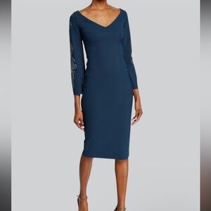 Elegant Navy Blue Dress